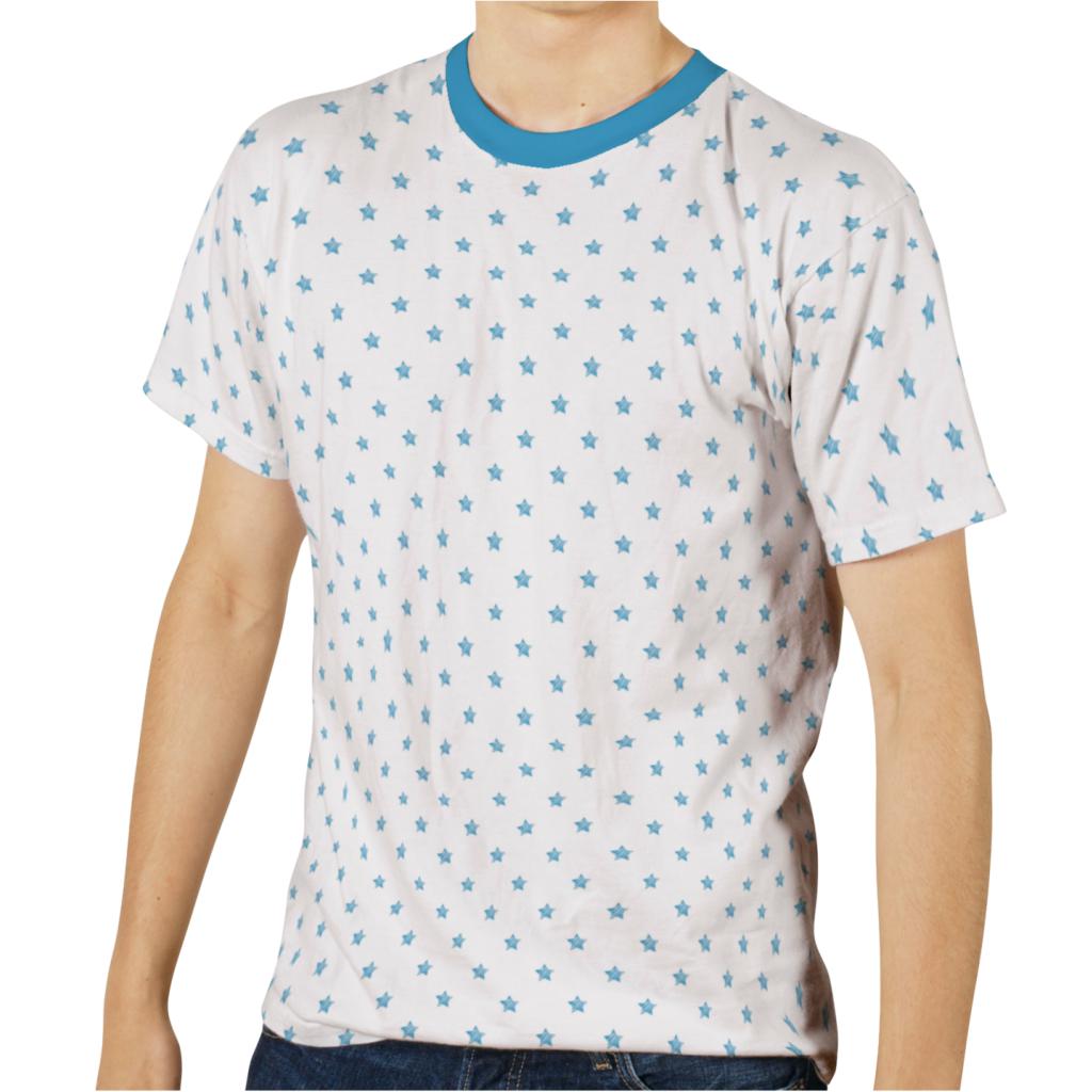Men's Round Neck Short Sleeve T-Shirts(All Over)